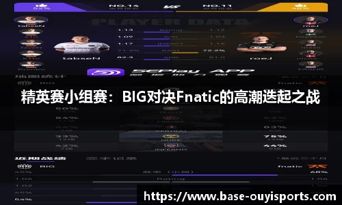 精英赛小组赛：BIG对决Fnatic的高潮迭起之战