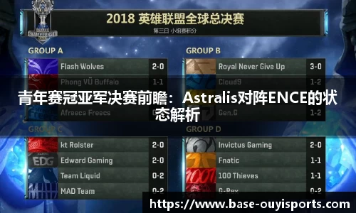 青年赛冠亚军决赛前瞻：Astralis对阵ENCE的状态解析